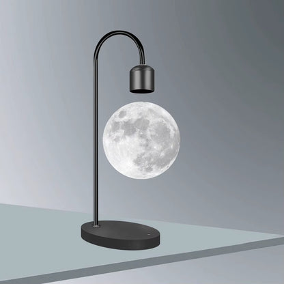 Floating Moon Lamp 3D Printing Integrated Seamless Creative Magnetic Floating Moon Table Lamp Home Ornament LED Night Light