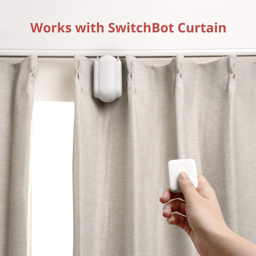 Remote One Touch Button - Compatible with  Bot, Curtain Robot, Color Bulb, Plug Mini and Blind Tilt, Smart Home Easy to Control, Bluetooth Long Range 5.0